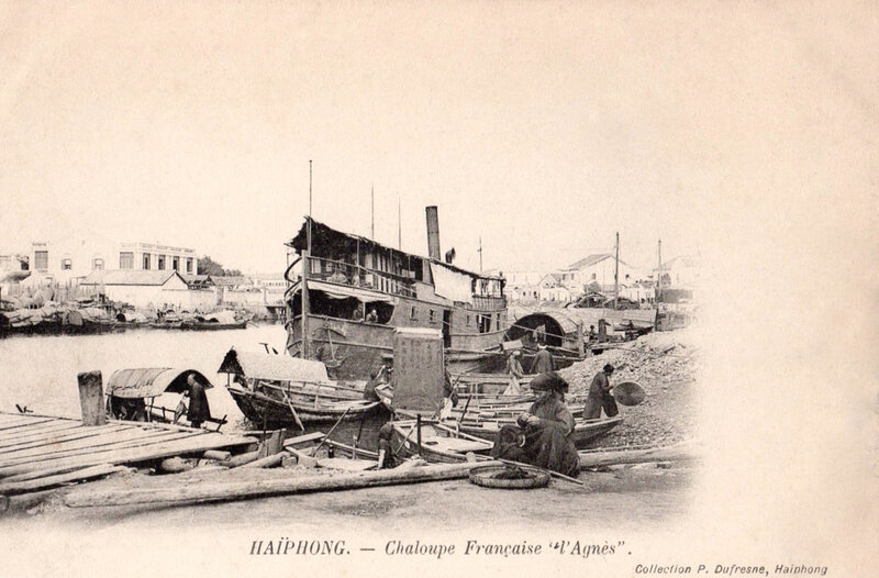 Haïphong, chaloupe française l'Agnès