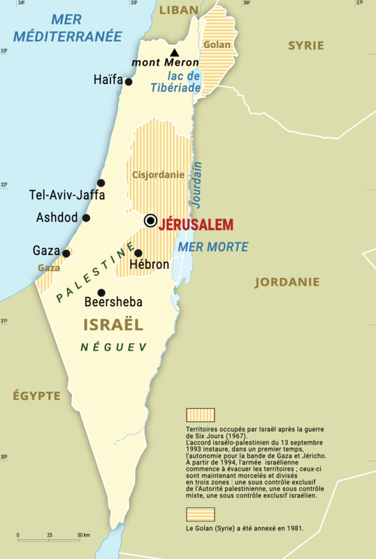 carte Israël