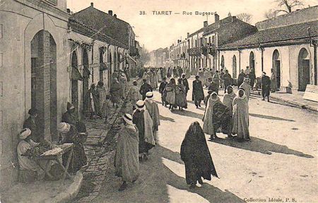 Tiaret rue Bugeaud cpa (2)