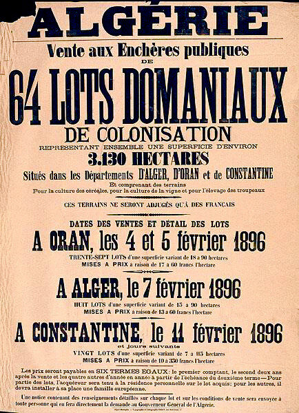 lots domaniaux, 1896