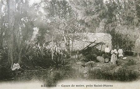 Réunion cases de noirs
