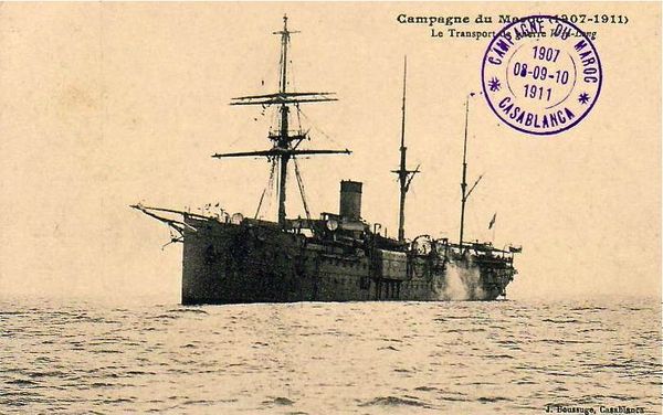 transport de guerre Maroc 1907