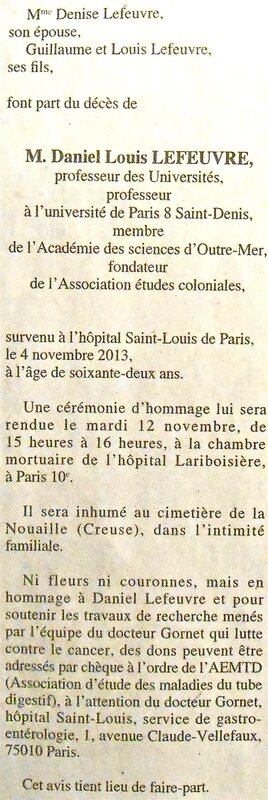faire-part Monde