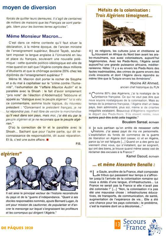 Secours de France, Pâques 2020 (3)