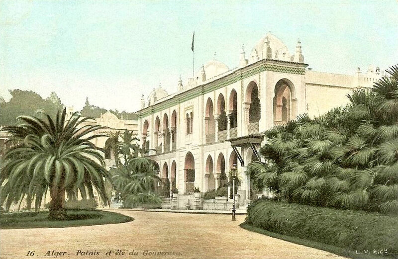 Alger, palais d'été du gouverneur à Mustapha