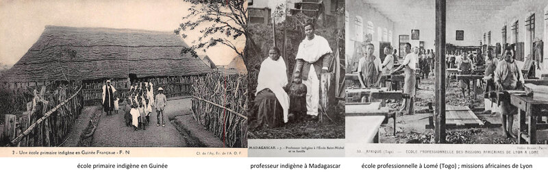 école aux colonies