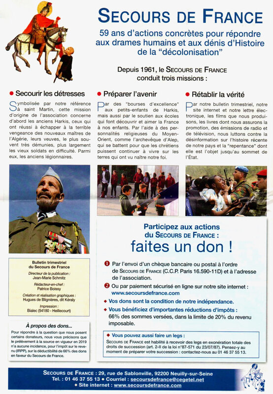 Secours de France, Pâques 2020 (4)