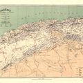 Algérie, la carte du commandant Niox, 1884